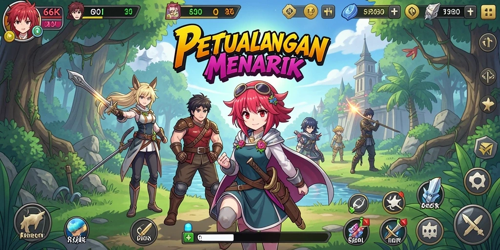 Gameplay menarik dari 66K yang penuh aksi dan warna.