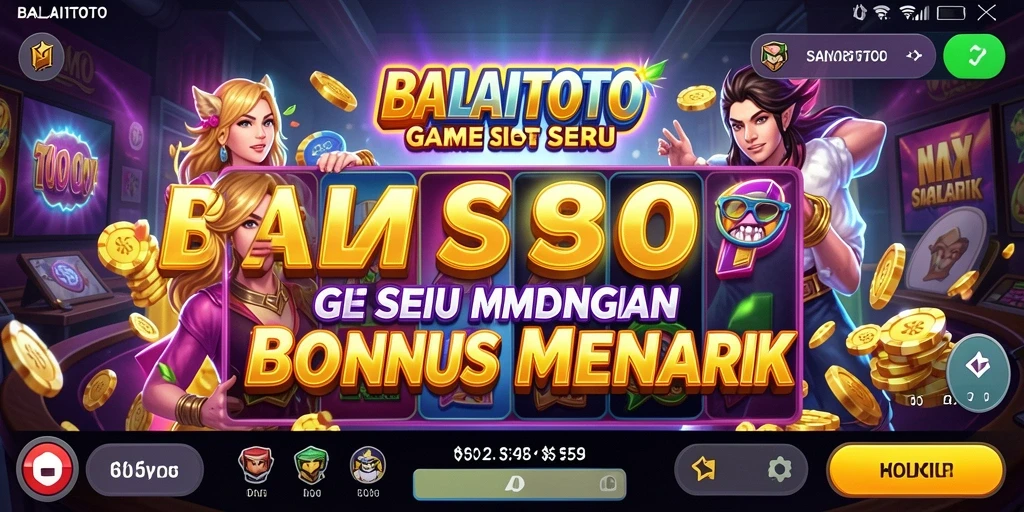 Gameplay Slot yang mengasyikkan dan penuh warna dari BALAITOTO.
