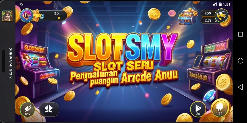 Tampilan gameplay SLOTSMY yang mengasyikkan dan penuh warna.