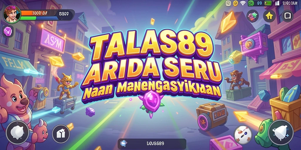 Tampilan menarik dari gameplay seru TALAS89 di level awal.